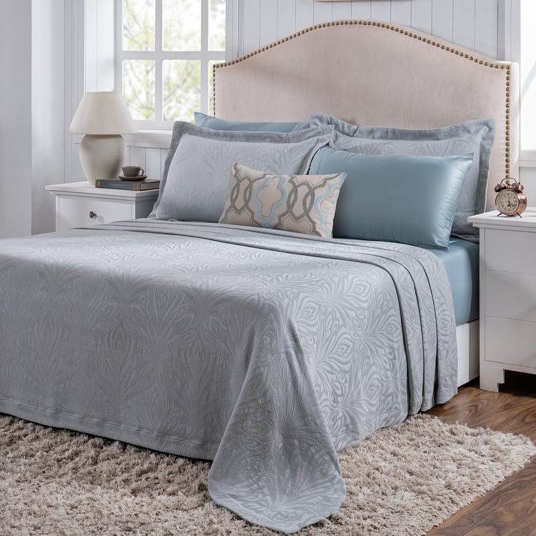 MASPAR Classical Ornate 8Pcs Jacquard Double Bed-In-A-Bag Set