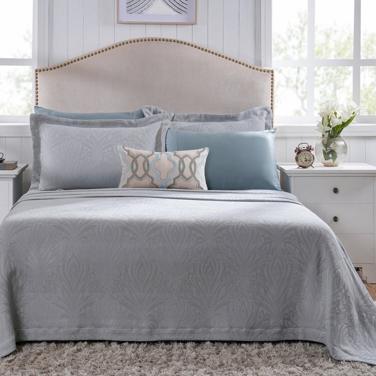 MASPAR Classical Ornate 8Pcs Jacquard Double Bed-In-A-Bag Set