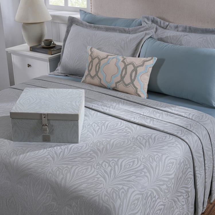MASPAR Classical Ornate 8Pcs Jacquard Double Bed-In-A-Bag Set