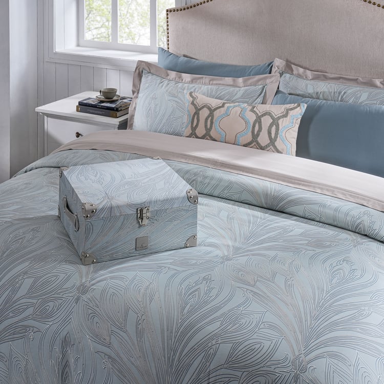MASPAR Classical Ornate Cotton 8Pcs Printed Double Bed-In-A-Bag Set