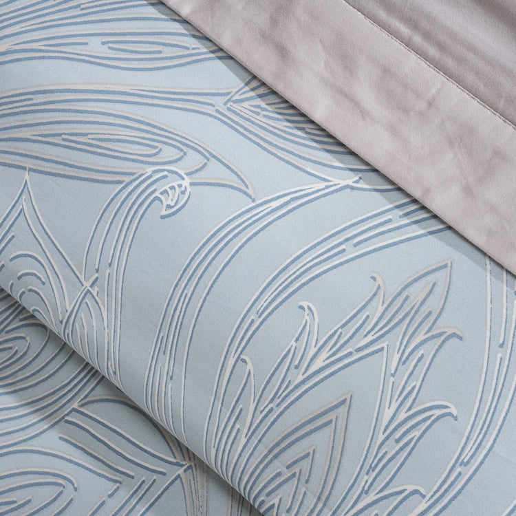 MASPAR Classical Ornate Cotton 8Pcs Printed Double Bed-In-A-Bag Set
