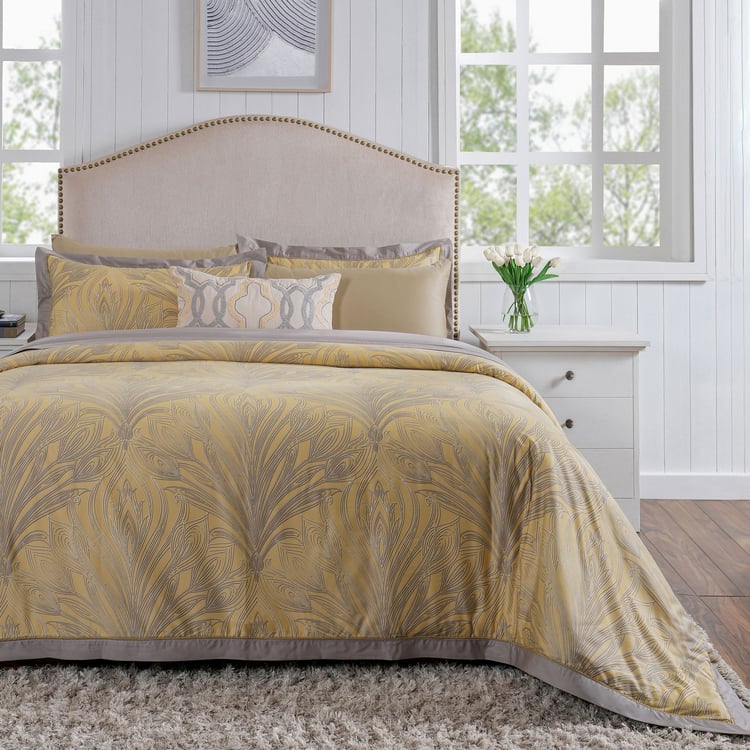 MASPAR Classical Ornate Cotton 8Pcs Printed Double Bed-In-A-Bag Set