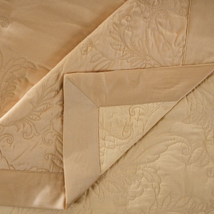 MASPAR Classical Ornate Cotton 8Pcs Embroidered Double Bed-In-A-Bag Set