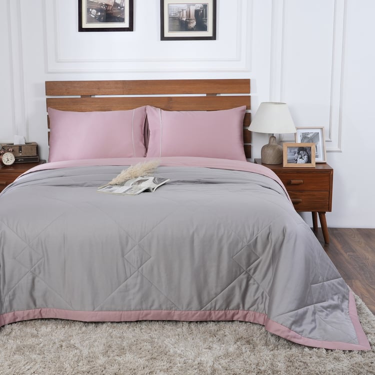 MASPAR Blossom Couture Cotton Reversible Single Quilt