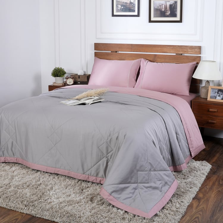 MASPAR Blossom Couture Cotton Reversible Single Quilt