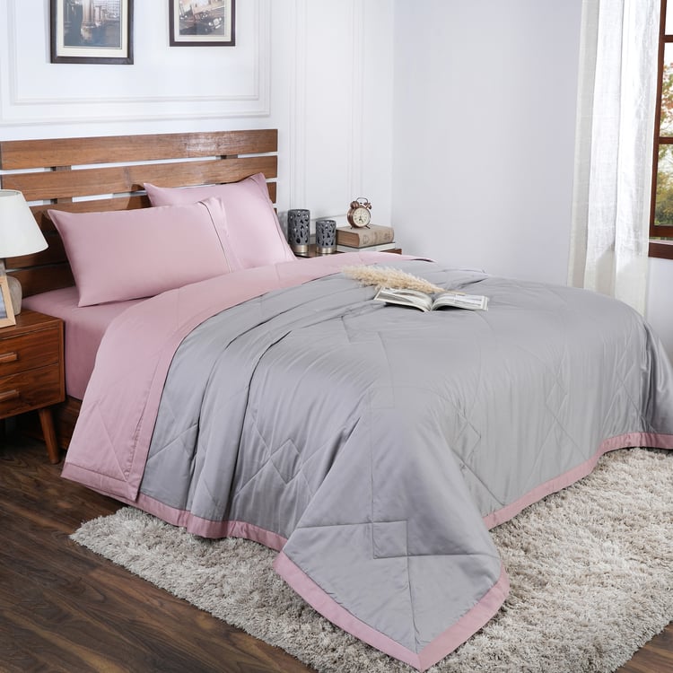 MASPAR Blossom Couture Cotton Reversible Single Quilt