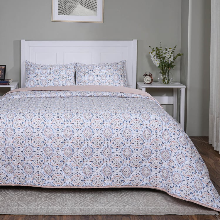 MASPAR Sensory Bloom Cotton Printed Double Quilt