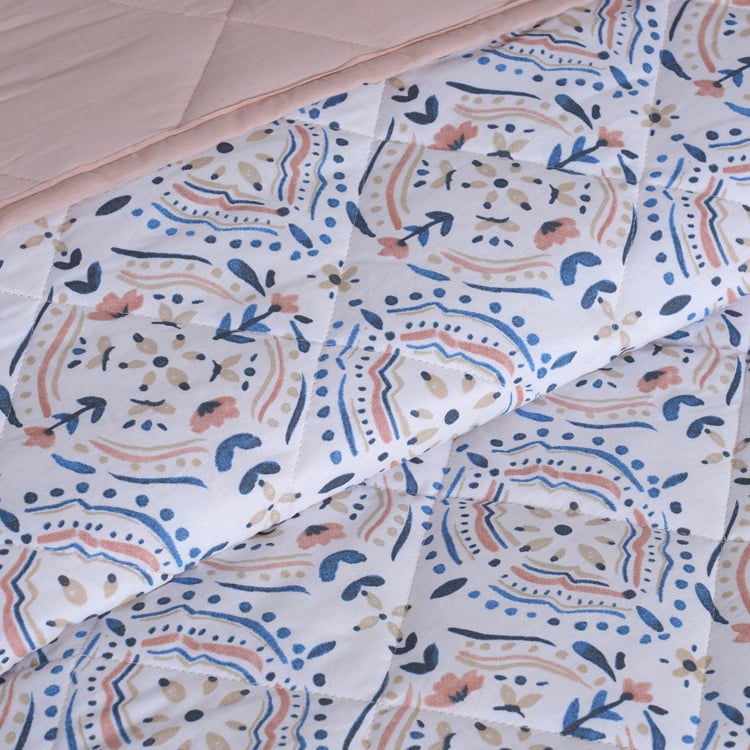 MASPAR Sensory Bloom Cotton Printed Double Quilt