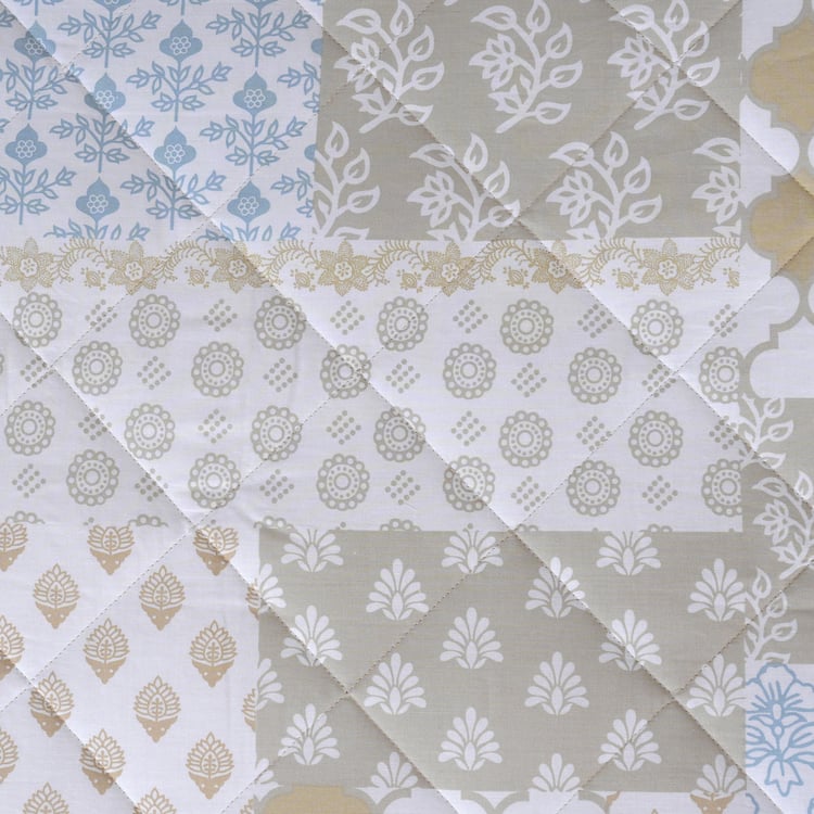 MASPAR Sensory Bloom Cotton Printed Double Quilt