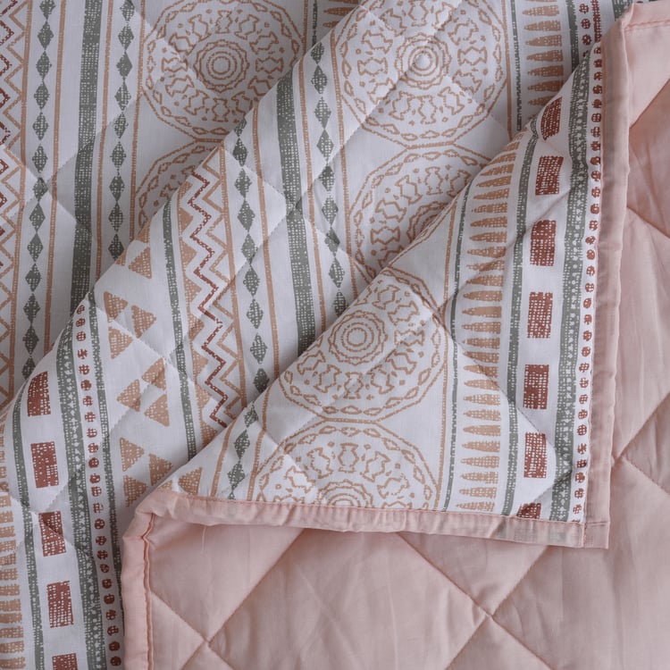 MASPAR Sensory Bloom Cotton Ethnic Print Double Quilt