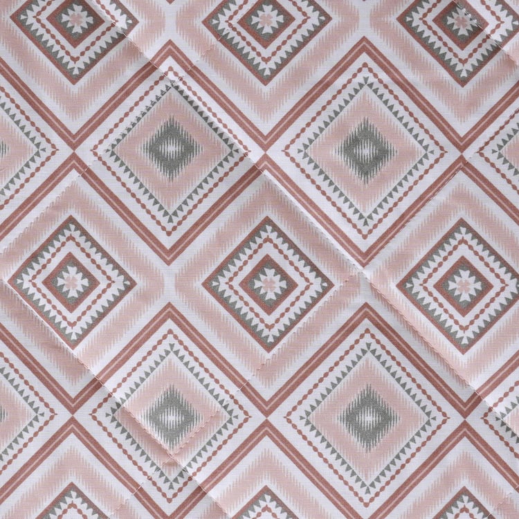 MASPAR Sensory Bloom Cotton Geometric Print Double Quilt