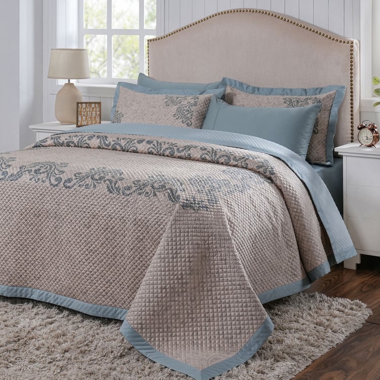 MASPAR Classical Ornate Cotton Printed Double Quilt