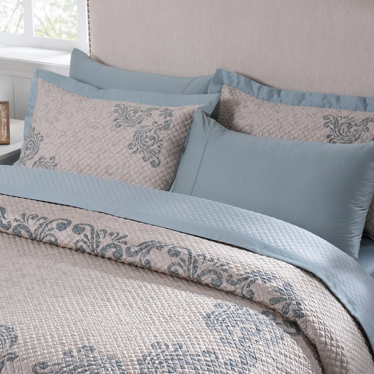 MASPAR Classical Ornate Cotton Printed Double Quilt