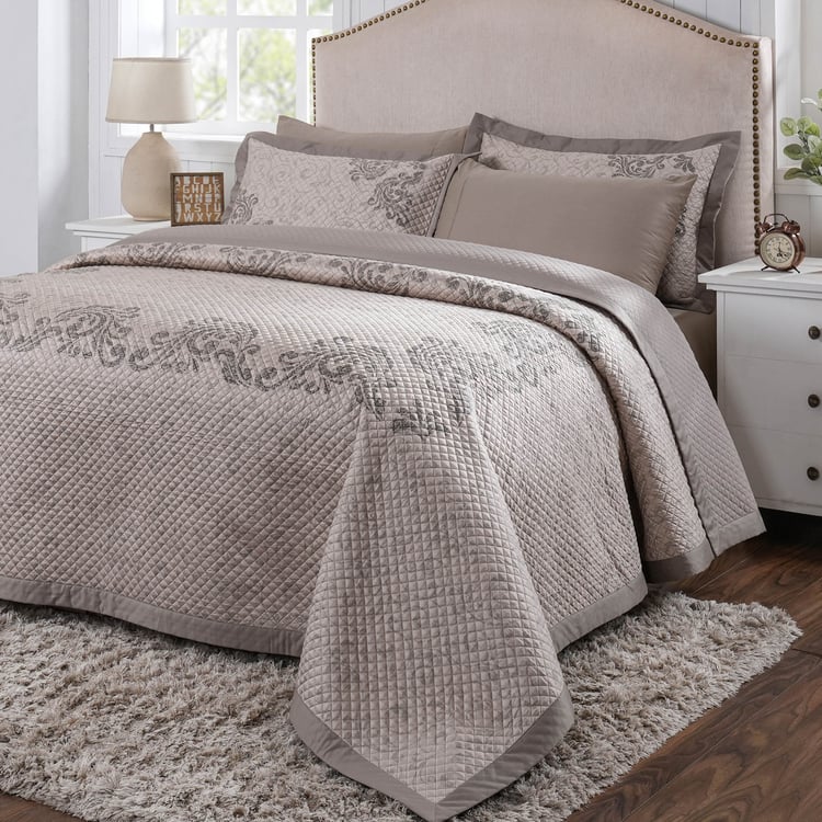 MASPAR Classical Ornate Cotton Printed Double Quilt