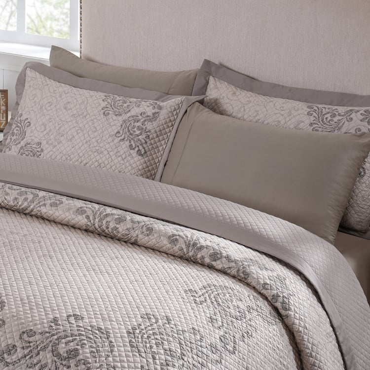 MASPAR Classical Ornate Cotton Printed Double Quilt