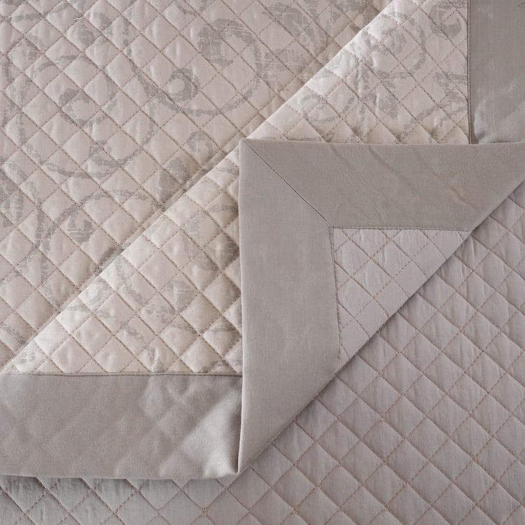 MASPAR Classical Ornate Cotton Printed Double Quilt