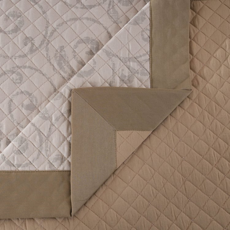 MASPAR Classical Ornate Cotton Printed Double Quilt