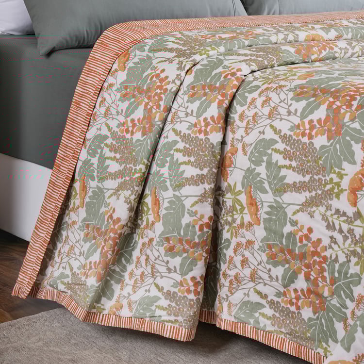 MASPAR Sensory Bloom Cotton Floral Print Double Dohar