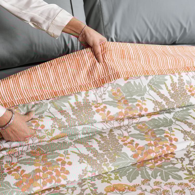 MASPAR Sensory Bloom Cotton Floral Print Double Dohar