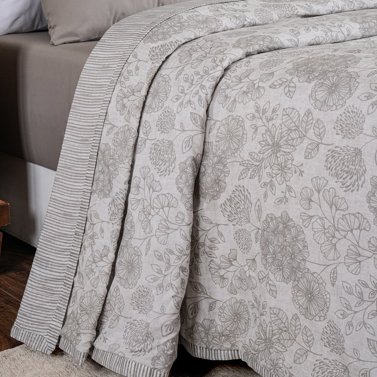 MASPAR Sensory Bloom Cotton Floral Print Double Dohar