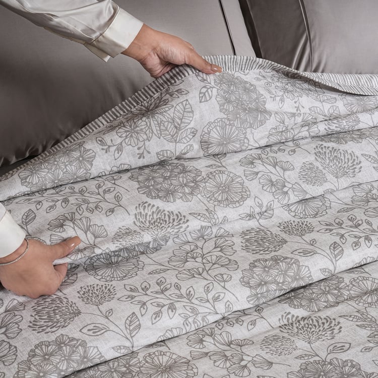 MASPAR Sensory Bloom Cotton Floral Print Double Dohar