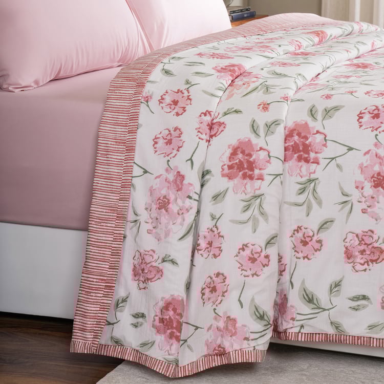 MASPAR Sensory Bloom Cotton Floral Print Double Dohar