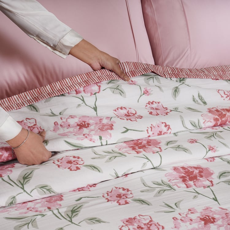 MASPAR Sensory Bloom Cotton Floral Print Double Dohar