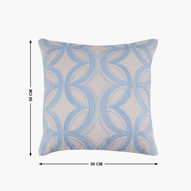 MASPAR Classical Ornate Embroidered Cushion Cover - 50x50cm