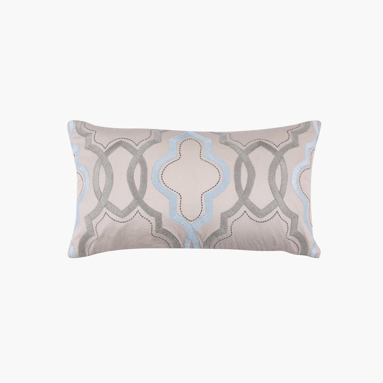 MASPAR Classical Ornate Embroidered Cushion Cover - 60x35cm