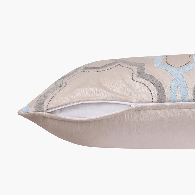 MASPAR Classical Ornate Embroidered Cushion Cover - 60x35cm