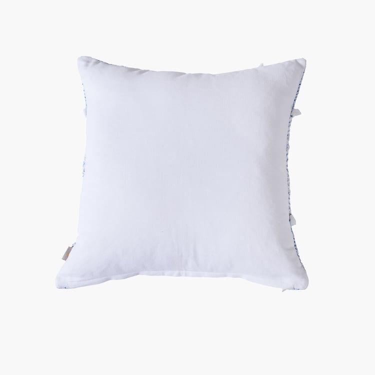 MASPAR Eclectic Geo Embroidered Cushion Cover - 45x45cm