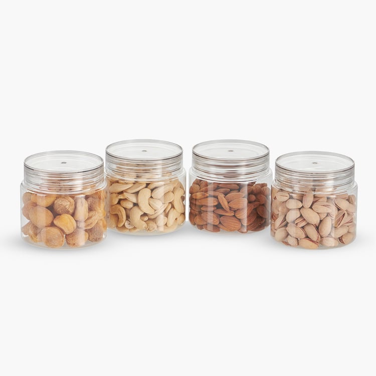 STEELO Homely Set of 4 PET Storage Containers - 500ml