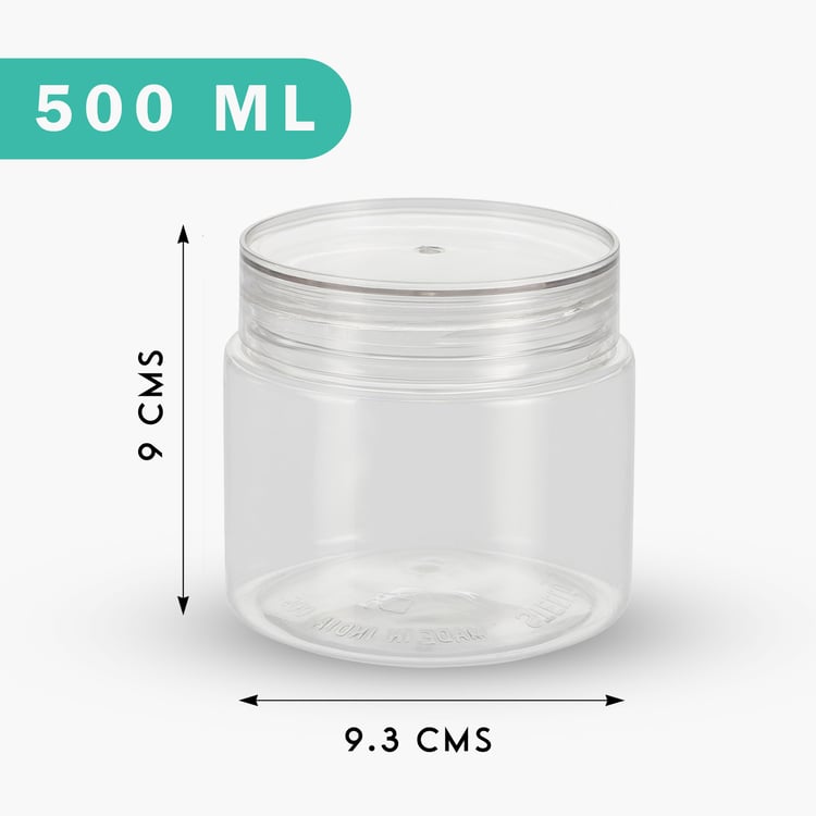 STEELO Homely Set of 4 PET Storage Containers - 500ml