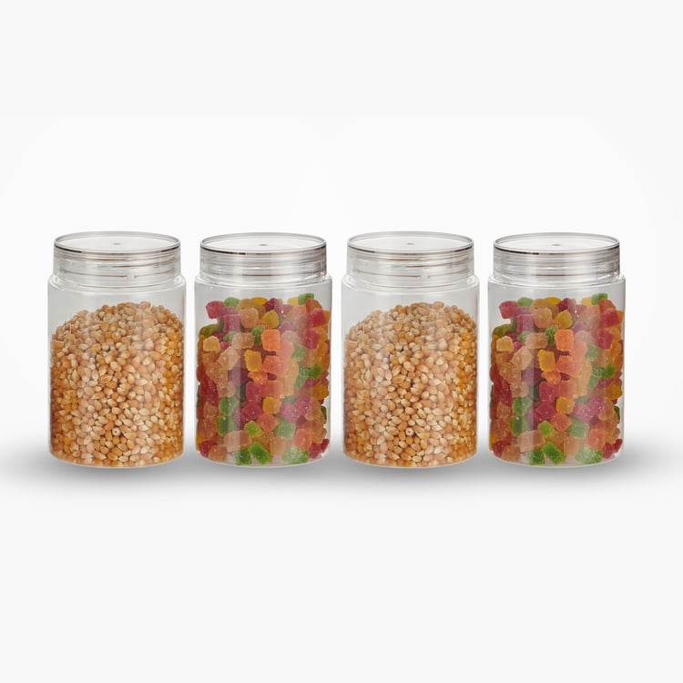 STEELO Homely Set of 4 PET Storage Containers - 750ml