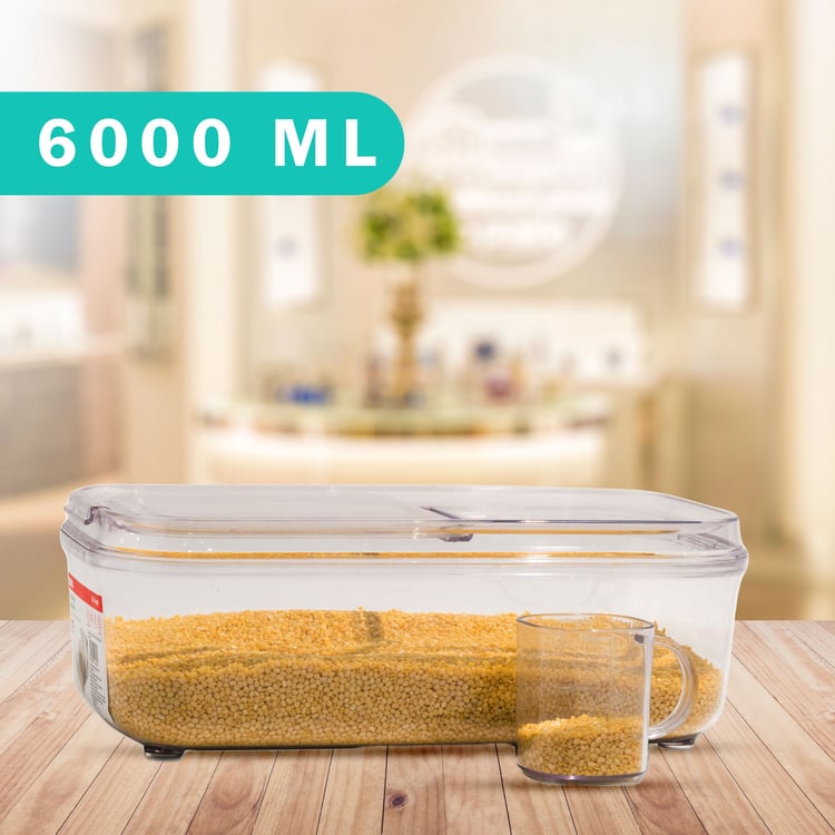 STEELO So Fresh PET Dry Storage Container with Measuring Cup - 6L