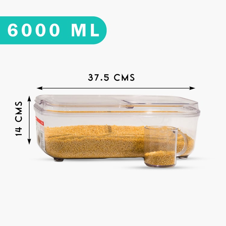 STEELO So Fresh PET Dry Storage Container with Measuring Cup - 6L