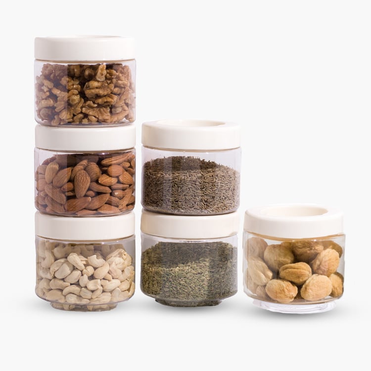 STEELO So Fresh Set of 6 PET Storage Containers - 500ml