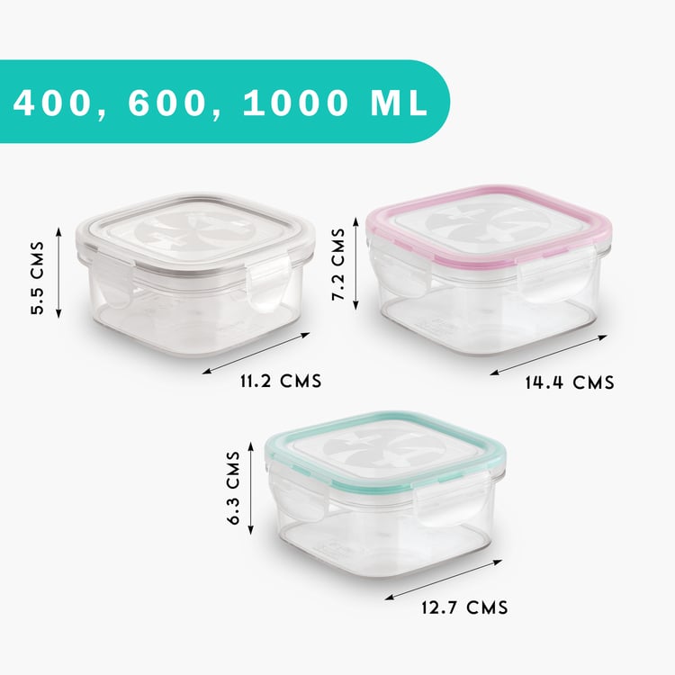 STEELO So Fresh Set of 6 PET Storage Containers