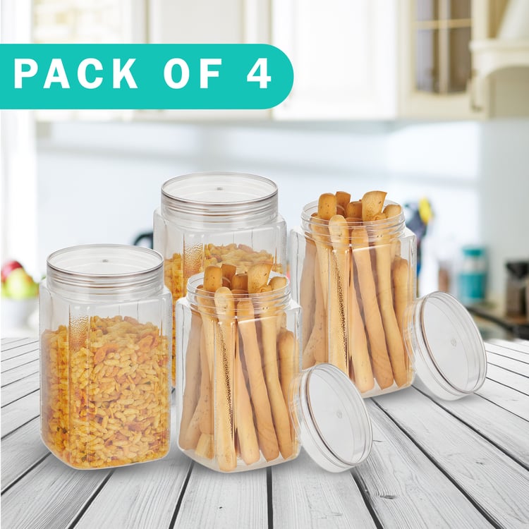 STEELO Varg Set of 4 PET Storage Containers - 1.5L