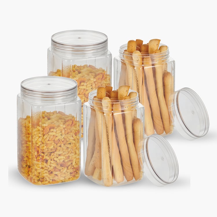 STEELO Varg Set of 4 PET Storage Containers - 1.5L