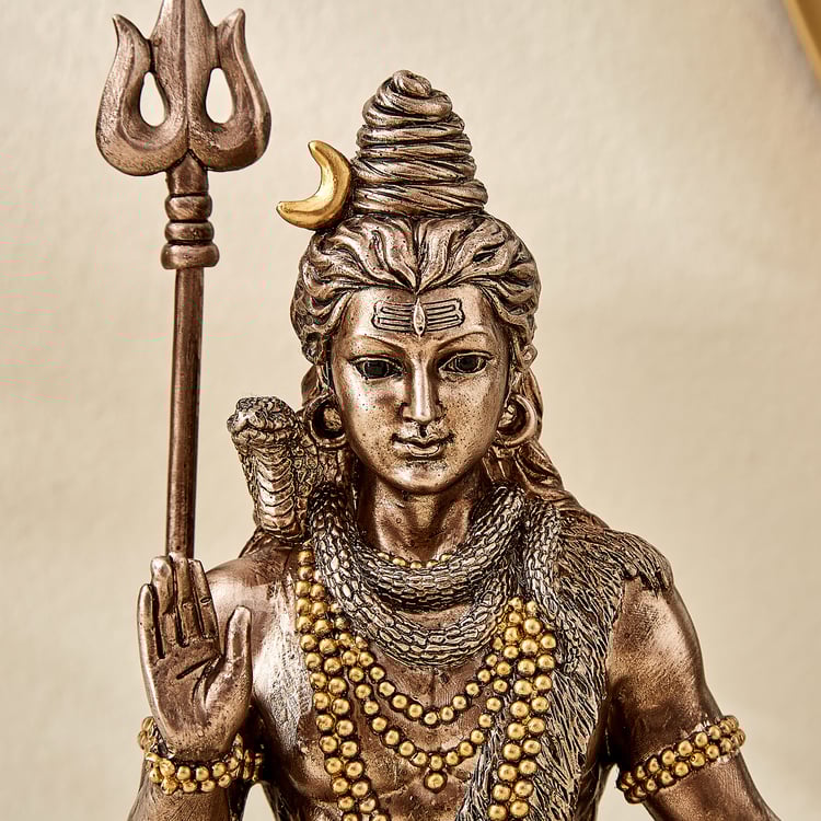 Haven Aura Polyresin Sitting Shiva Figurine