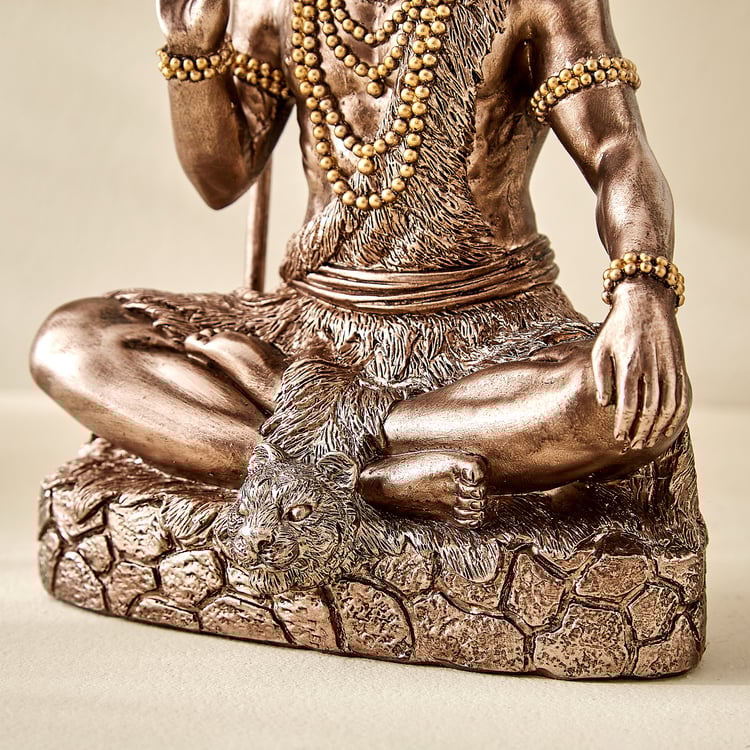 Haven Aura Polyresin Sitting Shiva Figurine