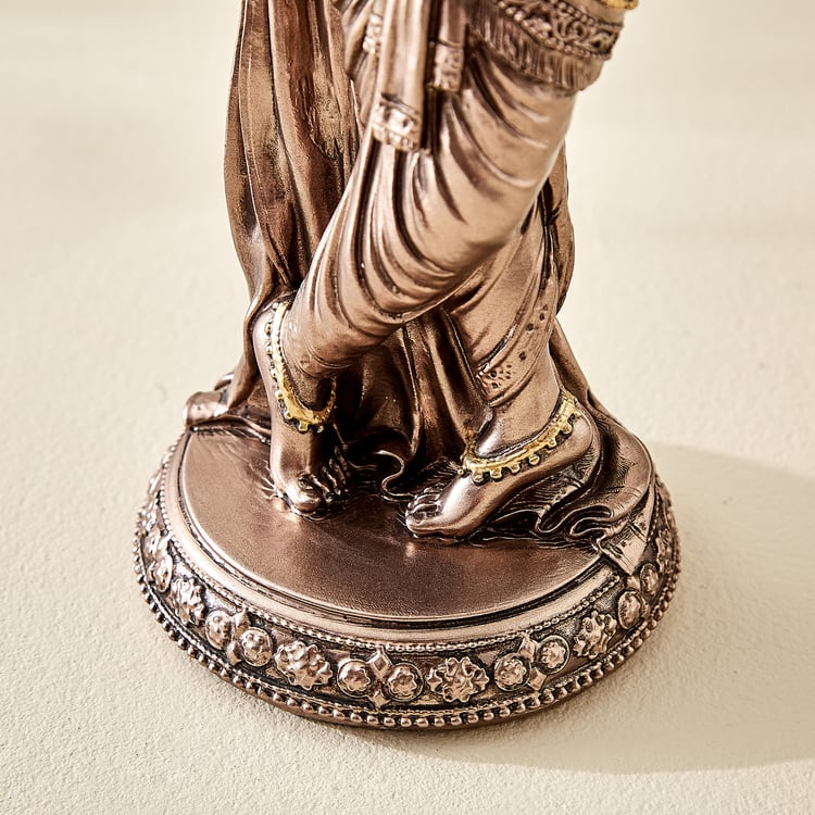 Haven Aura Polyresin Krishna with Flute Figurine