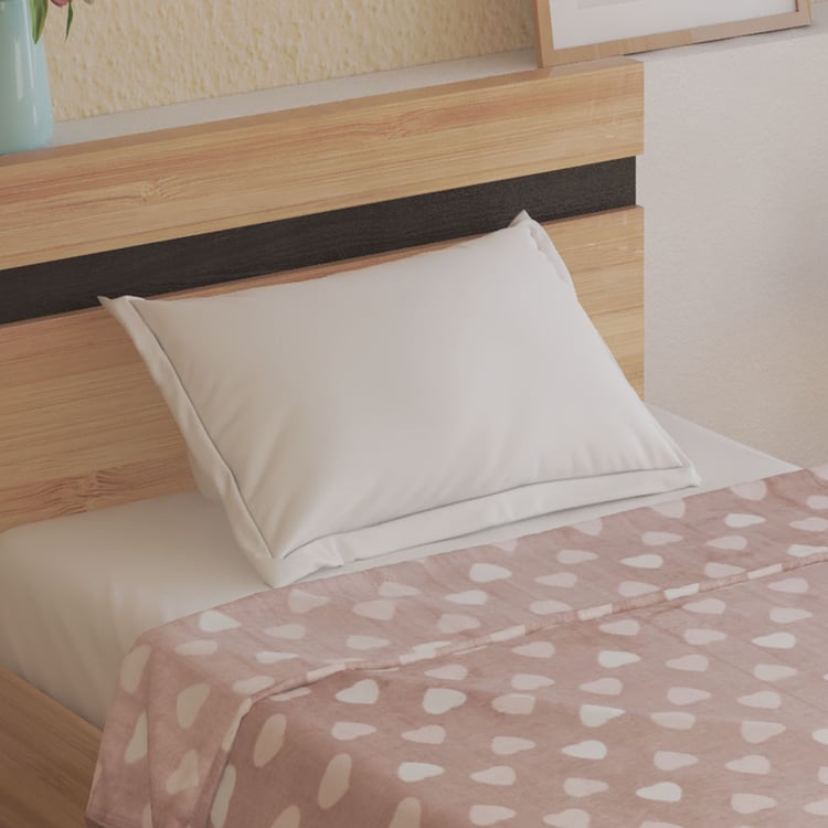 Slate Kids Heart Printed Single Blanket