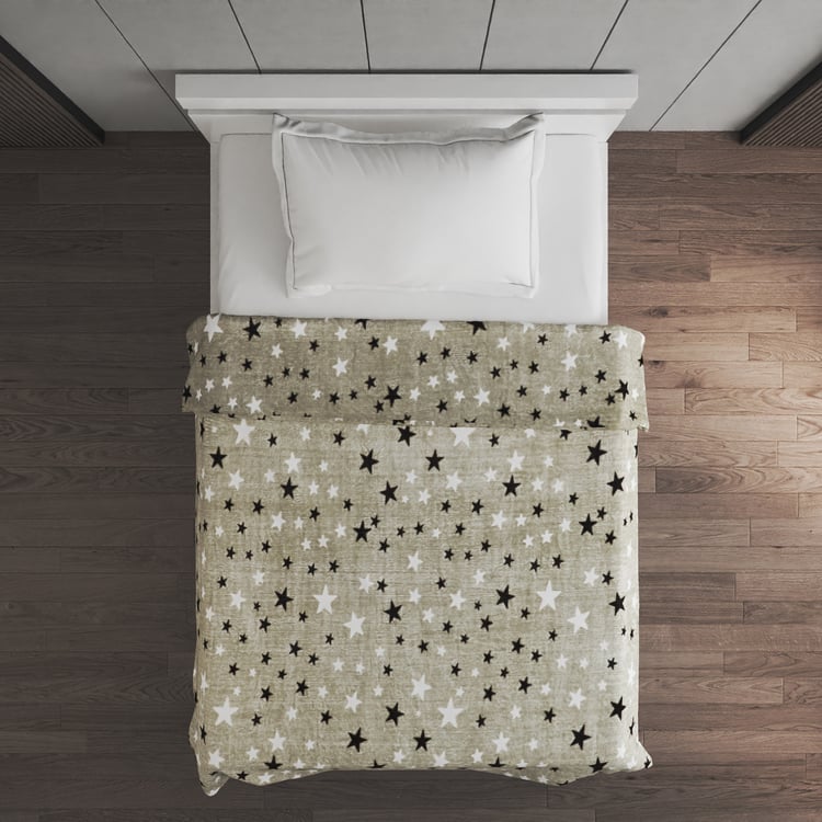 Slate Kids Star Printed Single Blanket