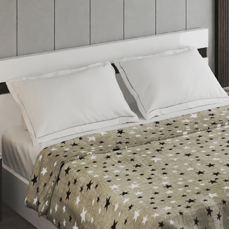 Slate Kids Star Print Double Blanket