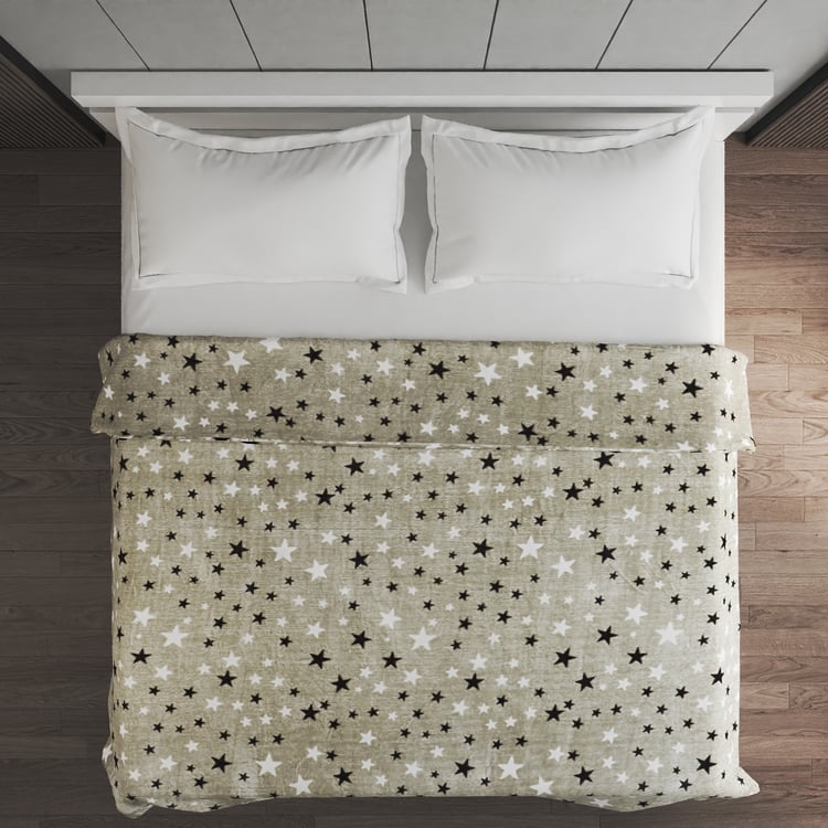 Slate Kids Star Print Double Blanket