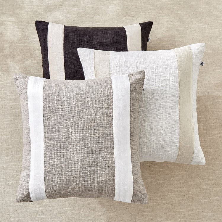 Roma Contrast Woven Cushion Cover - 40x40cm