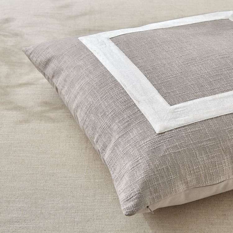 Roma Frame Woven Cushion Cover - 65x65cm
