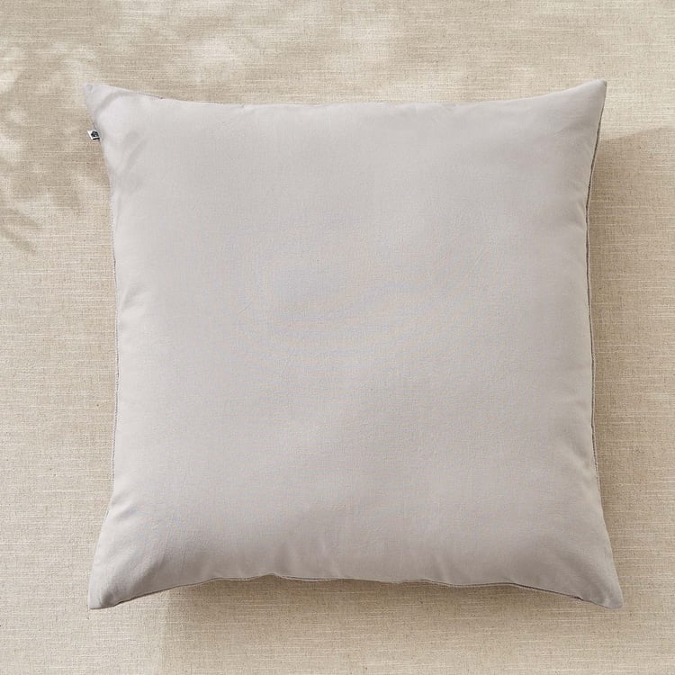 Roma Frame Woven Cushion Cover - 65x65cm